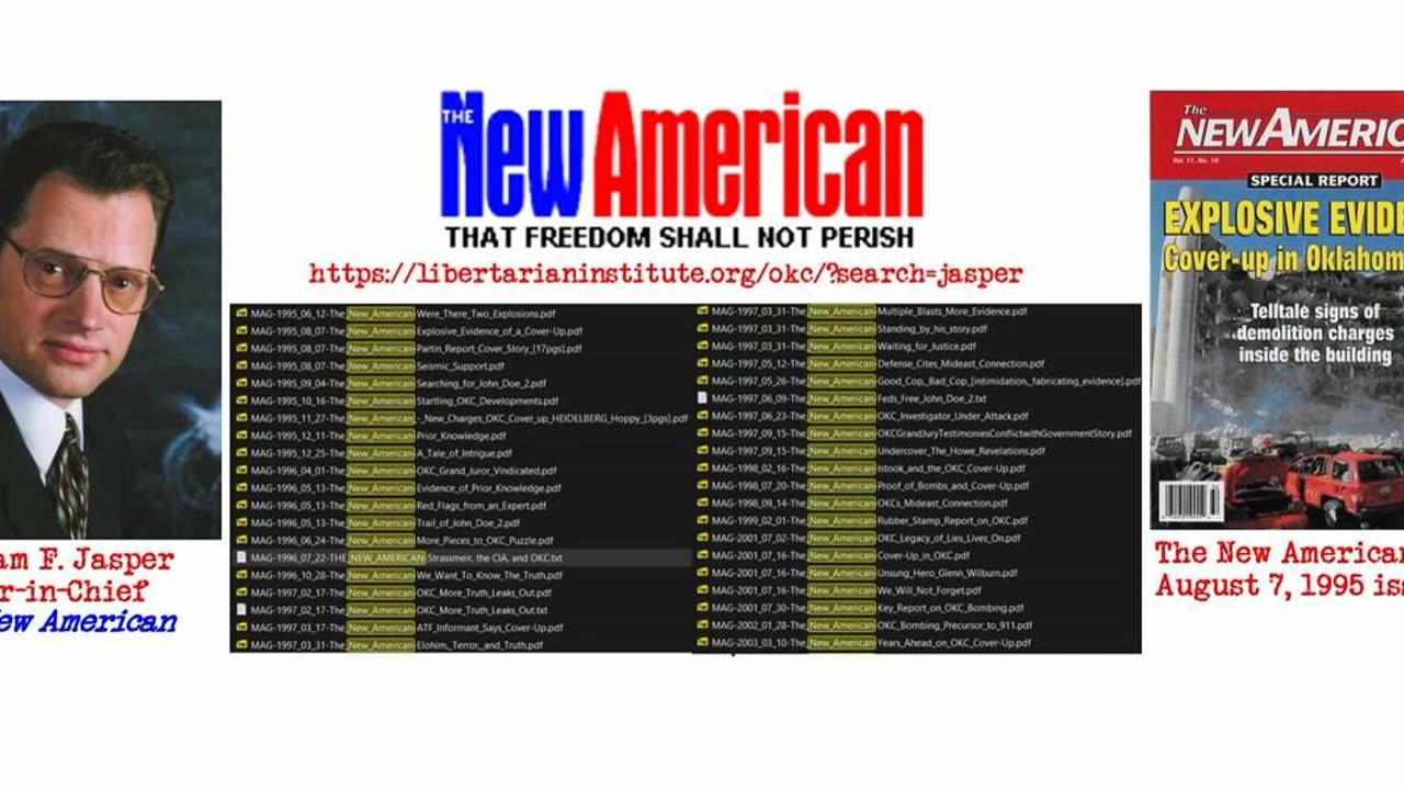 OKC Bombing Deception and Cover-Up by William F. Jasper | 1996