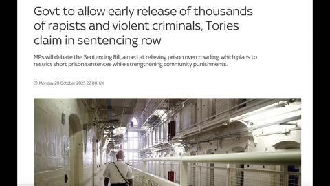 RAPISTS AND PEDOS WILL BE RELEASED FROM PRISONS JUST SO THEY CAN MAKE ROOM FOR YOU