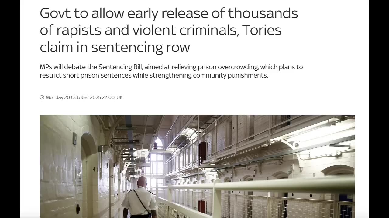 RAPISTS AND PEDOS WILL BE RELEASED FROM PRISONS JUST SO THEY CAN MAKE ROOM FOR YOU