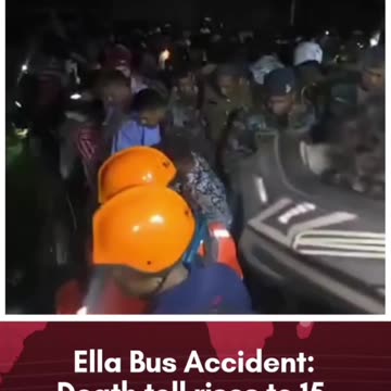 "Tragic Bus Crash in Ella srilanka – 15 Dead, 16 Injured"