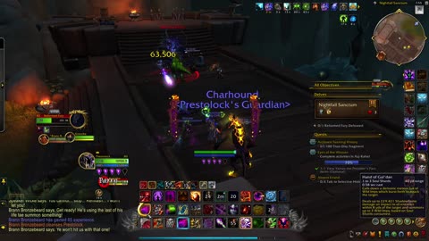 World of Warcraft Nightfall Sanctum Level 11 Delve Season 3 Warlock Solo