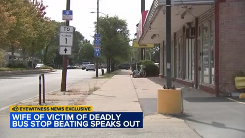 Wife of man beaten to death at South Side bus stop speaks out