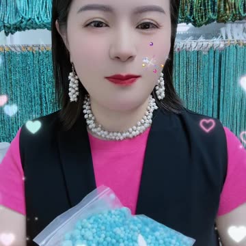 250618-2 Turquoise Beads: Deep-Sea Blue Planet in the Palm