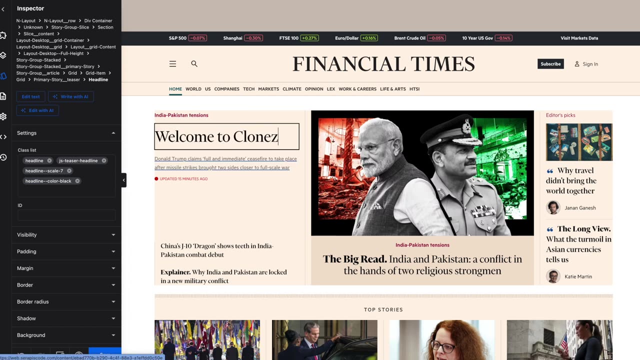 Clonezy AI DEMO: Cloud-Based AI Application That Instantly Clones, Hosts, and Publishes Your Website