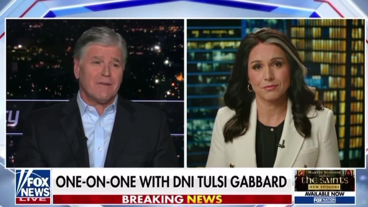 Tulsi Gabbard dropped some subtle bombshells on Hannity last night
