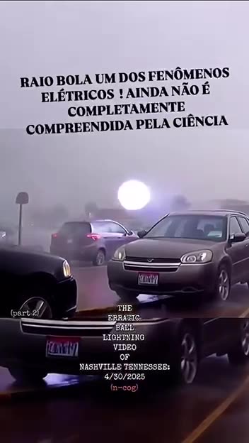 Light orb caught on video