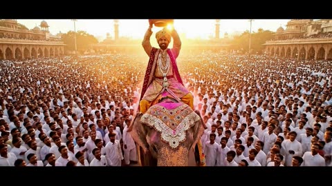 Holi Festival in India during the Mughal Empire (17th century)