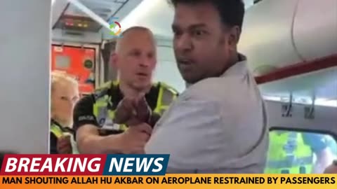 BREAKING NEWS: MAN SHOUTING 'BOMB' AND 'ALLAH HU AKBAR' ON EASYJET FLIGHT RESTRAINED BY PASSENGERS