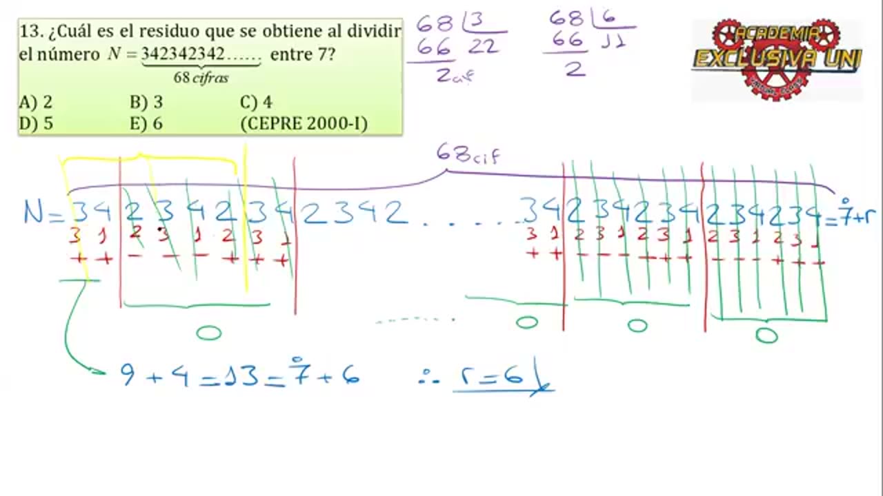EXCLUSIVA UNI SEMESTRAL | Semana 20 | Aritmética S1