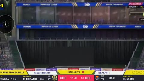 CSK vs DC Dream Cricket 25 Telugu Gaming..