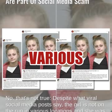 Fact Check: Viral Posts About 'Amy Sharp' And Baby 'Courtney Chatfield' Part Of Social Media Scam
