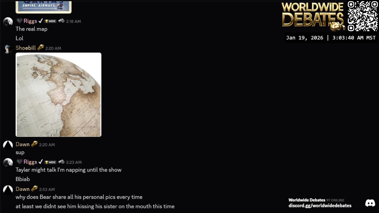 0294 WIDESTREAM - Worldwide Debates - YouTube/Twitch/Rumble