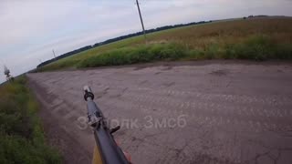 Russian Servicemen Shot a Drone Out of the Air