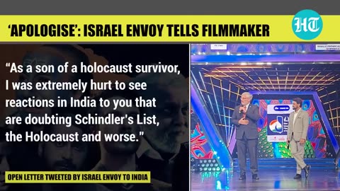 'Apologise to India': Israel Envoy tells IFFI jury head for terming 'The Kashmir Files' 'vulgar'