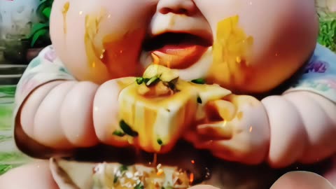 Cute baby's funny