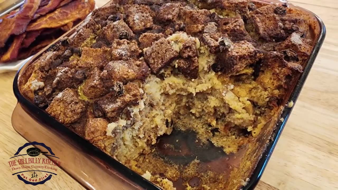 Bread Pudding - Forgotten Nostalgic Breakfast - Budget Friendly - The Hillbilly Kitchen