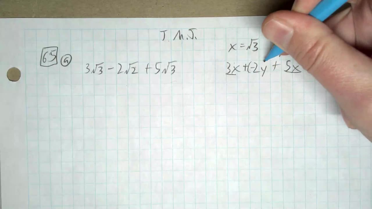 Saxon Algebra 1 Lesson 65 (a)