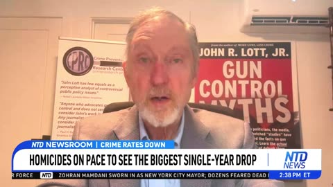 On NTD Newsroom: Homicides on Pace to See the Biggest Single-Year Drop