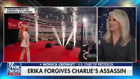 Monica Crowley Comments on Erika Kirk Forgiving Charlie’s Assassin