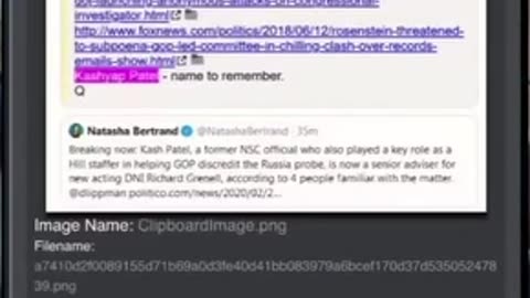 Q Post Report: 02-20-2020 Kash Patel