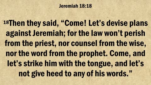 Jeremiah 18