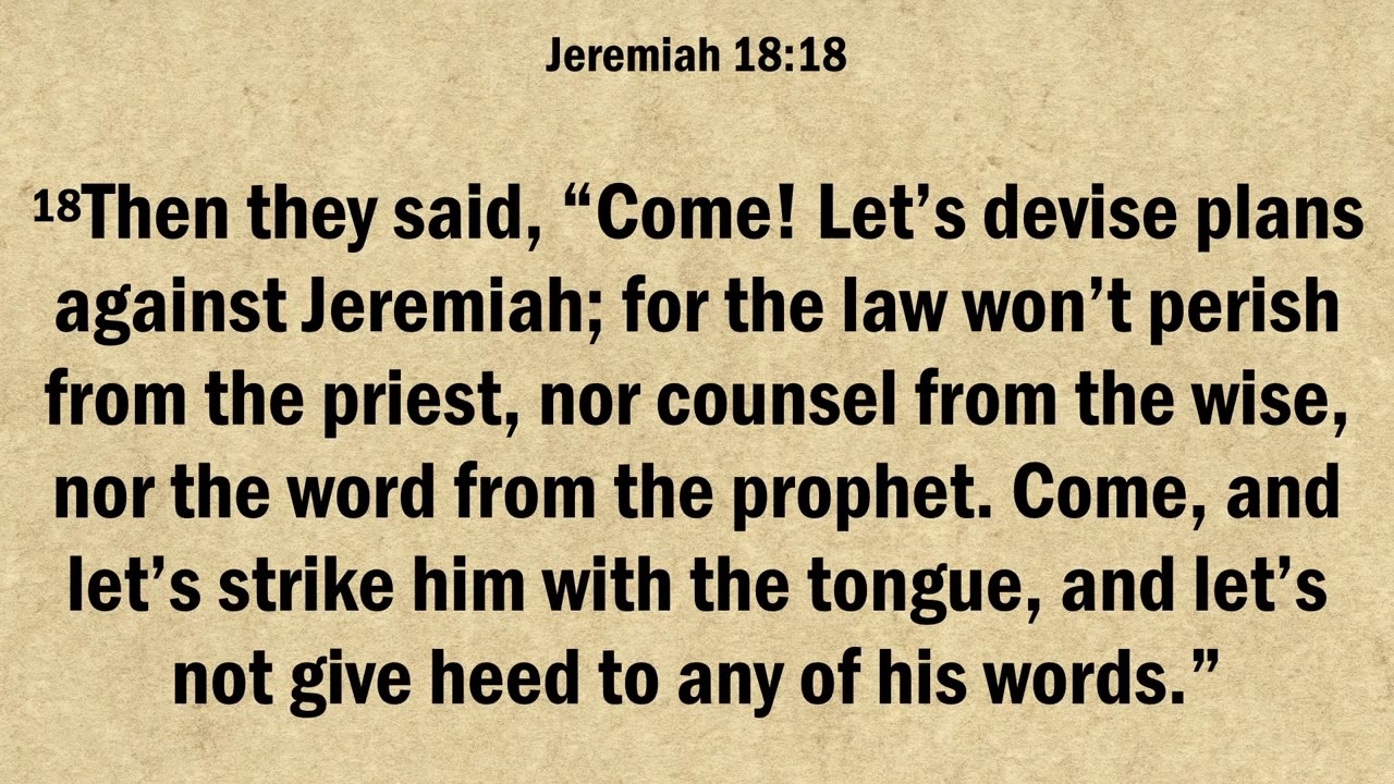 Jeremiah 18