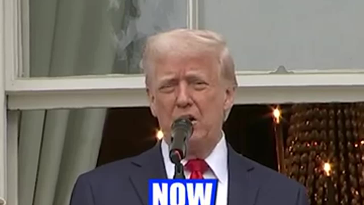 President Trump "Happy Easter"!