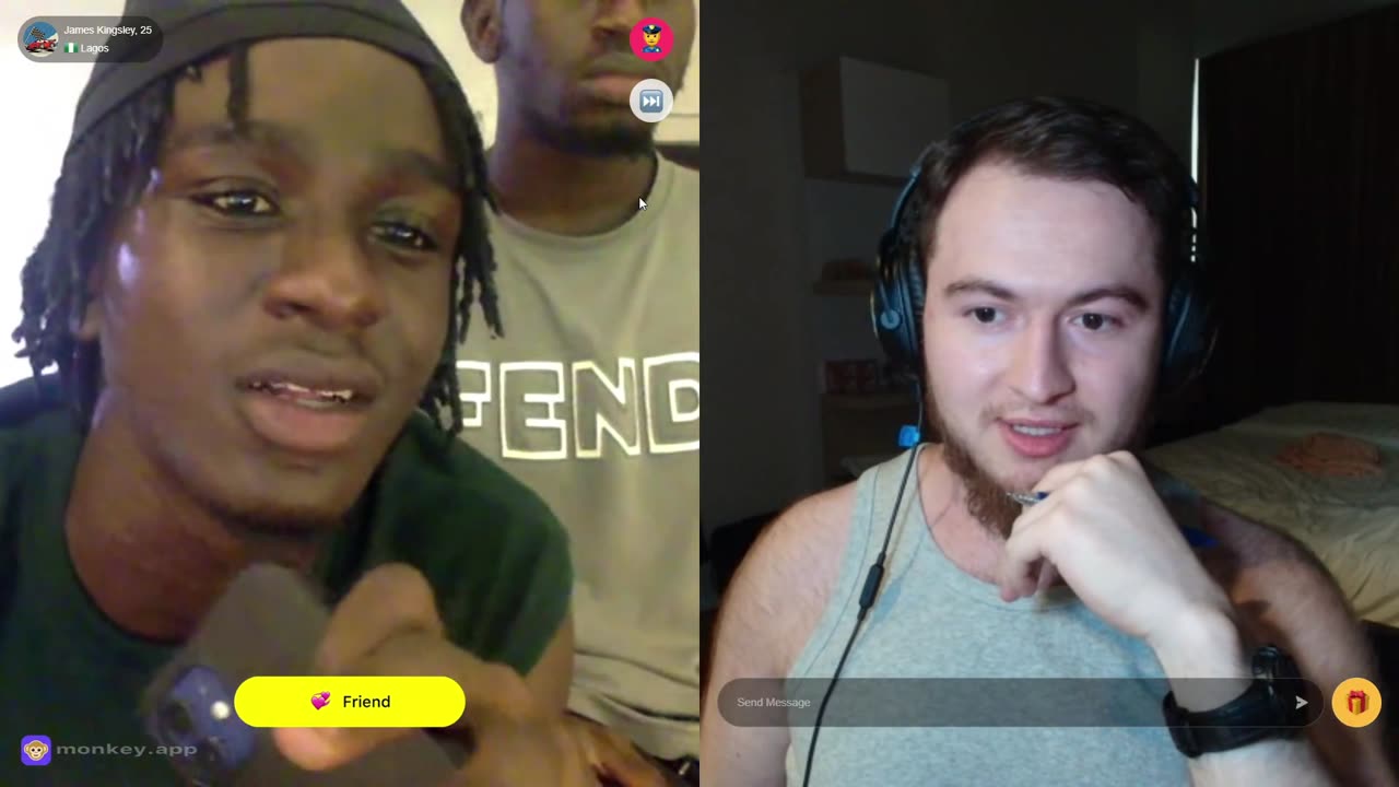 Eating Dog with my Black Friends - Monkey App