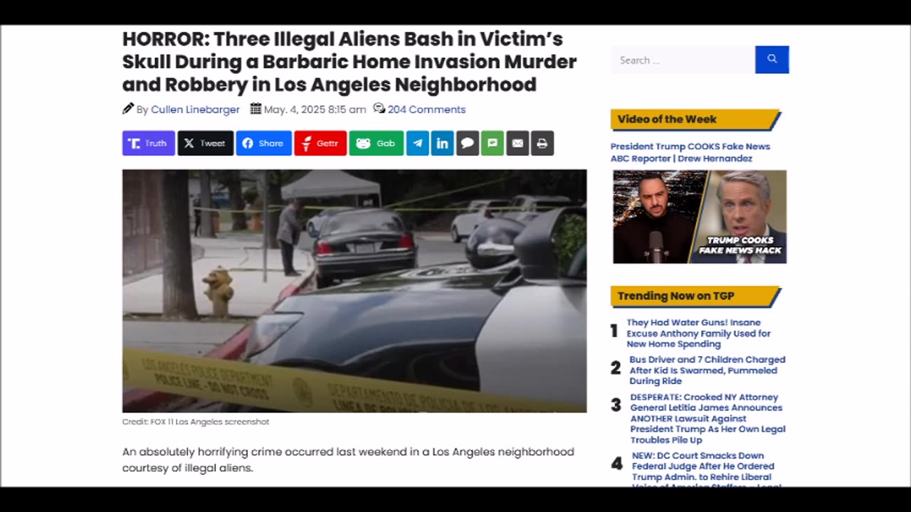 HORROR: Three Illegal Aliens Bash in Victim’s Skull