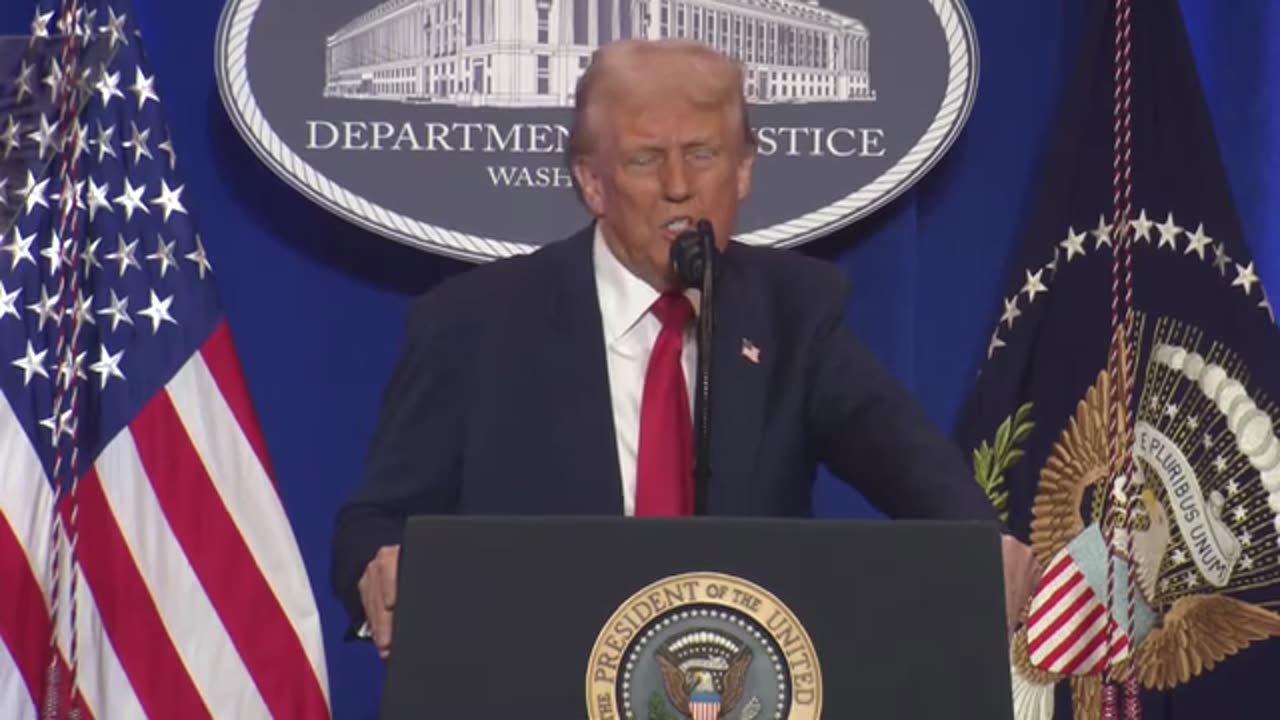 Trump LAYS INTO THE DOJ