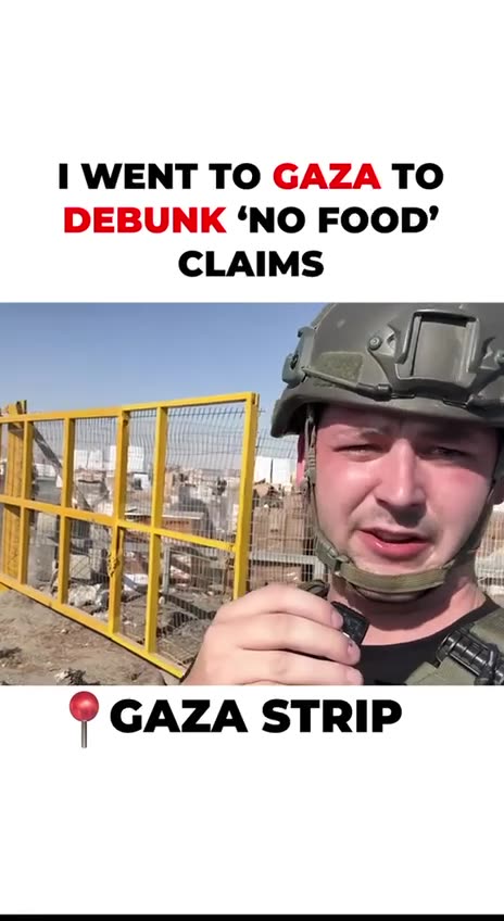 He basically confirmed the reality that the aid is being stockpiled and not distributed.