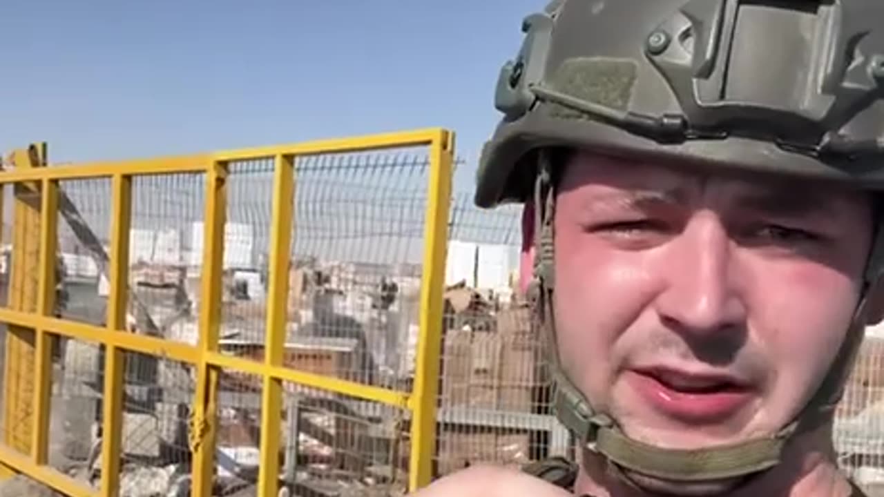He basically confirmed the reality that the aid is being stockpiled and not distributed.