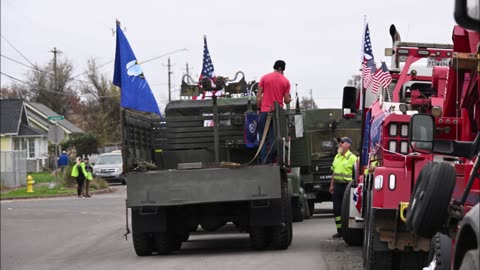 A veterans view of the Albany Veterans Day Parade - 11/11/2025 - Photos by Q Madp