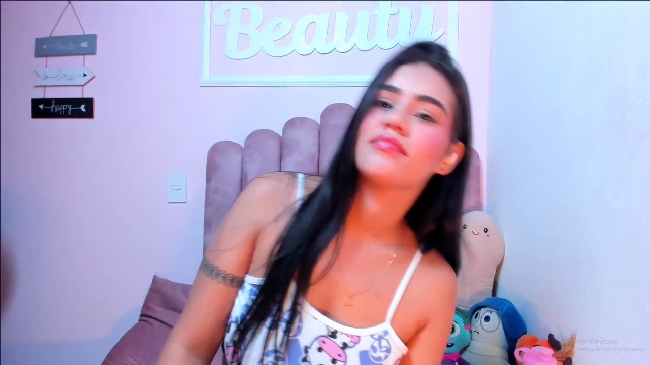 Eyes like secrets, lips like sin