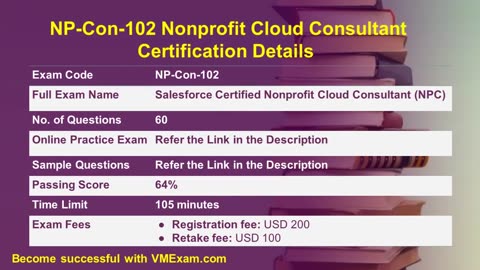 NP-Con-102 | Salesforce Nonprofit Cloud Consultant Exam | Step-by-Step Prep