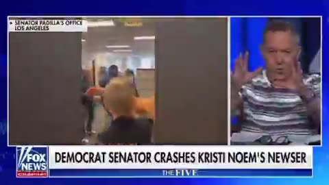 better footage of Senator Padilla's unhinged behavior. Disgraceful!