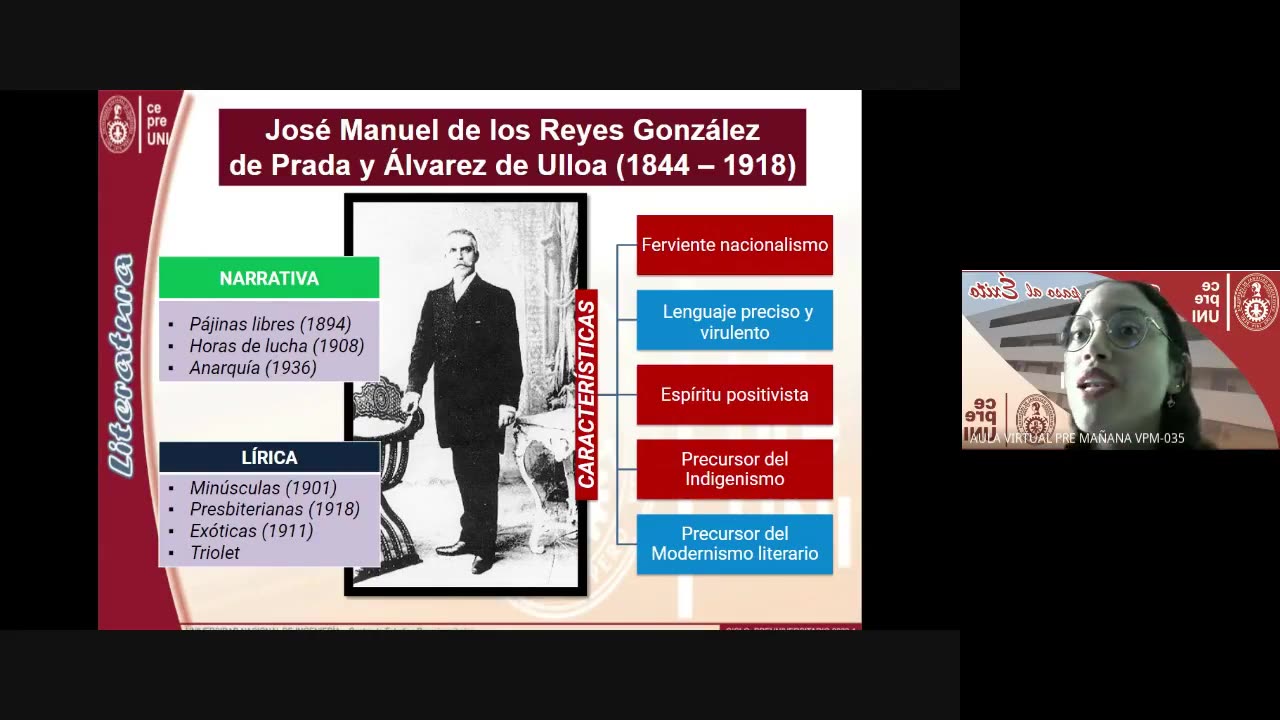 CEPRE UNI 2022 - 1 | Semana 14 | Literatura