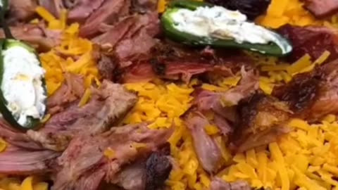 BBQ Ribs with a Cheddar Nacho Crunch