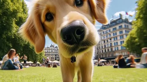 A Kitten and Golden Retriever's Bond 😿🦮 #funny #cat #dog #pets #animals #memes #cute
