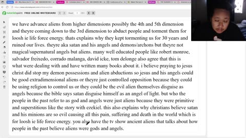 were in hell realm loosh farm!