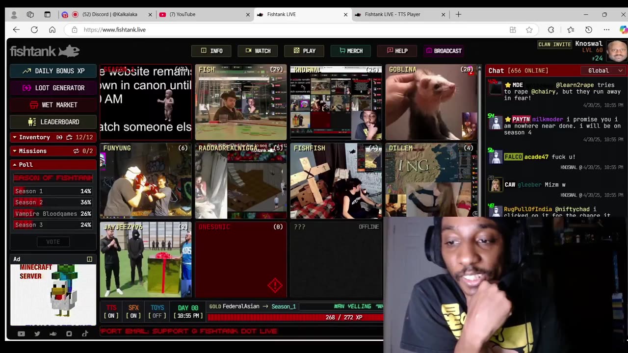 Knoswal is a successful Twitch streamer