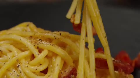 Bacon Spaghetti Meal