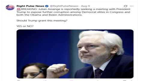 Julian Assange Wants To Meet With Trump About Democrat Corruption