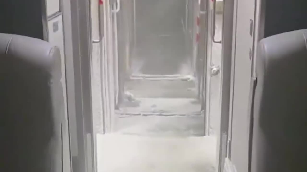 ‘Narnia-like’ scenes on a snowy train ride from New York to Albany