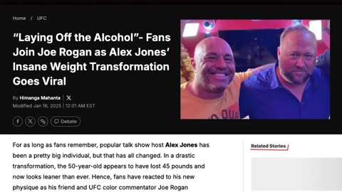 Everyone Thinks Alex Jones Took Ozempic. Here’s the Truth.