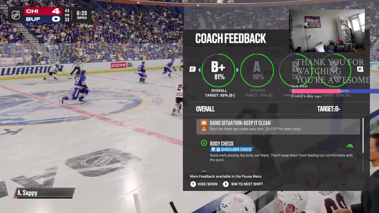 EA Sports - NHL 25 - Be A Pro - Win With Andrew