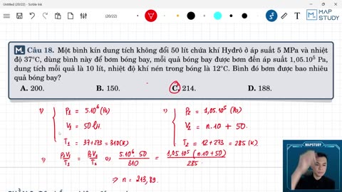 5 Đề lý thuyết Khí Lí Tưởng số 5