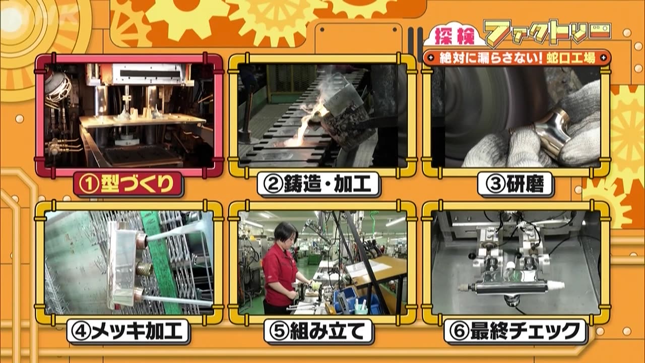探検ファクトリー 2000種類のいろんな蛇口 温度調節の仕組みとは？