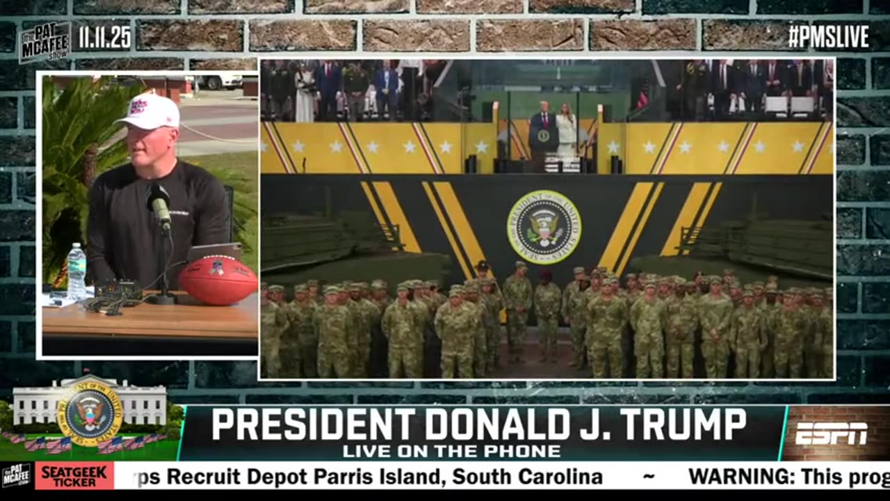Trump Drops An OORAH! For Marines As He Celebrates Veterans Day