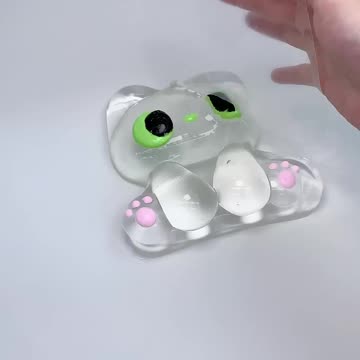 FUFUSQUISHY ASMR 🫧🧚‍♂️ | 800g Crystal Elf Animal Squish Magic ✨ #Shorts